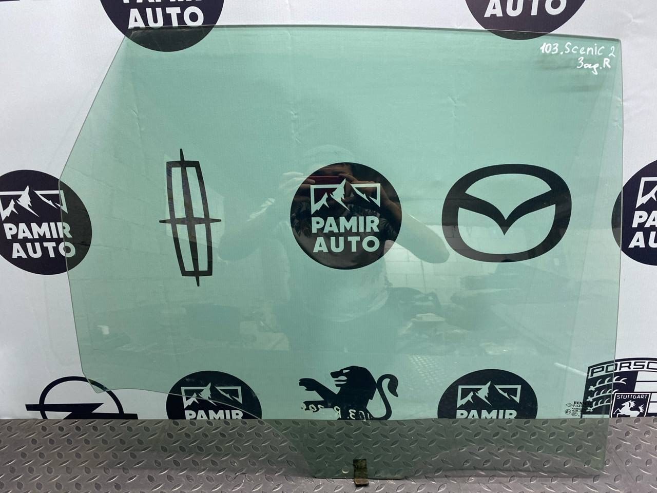 Стекло двери заднее правое Renault Scenic/2 2003-2009