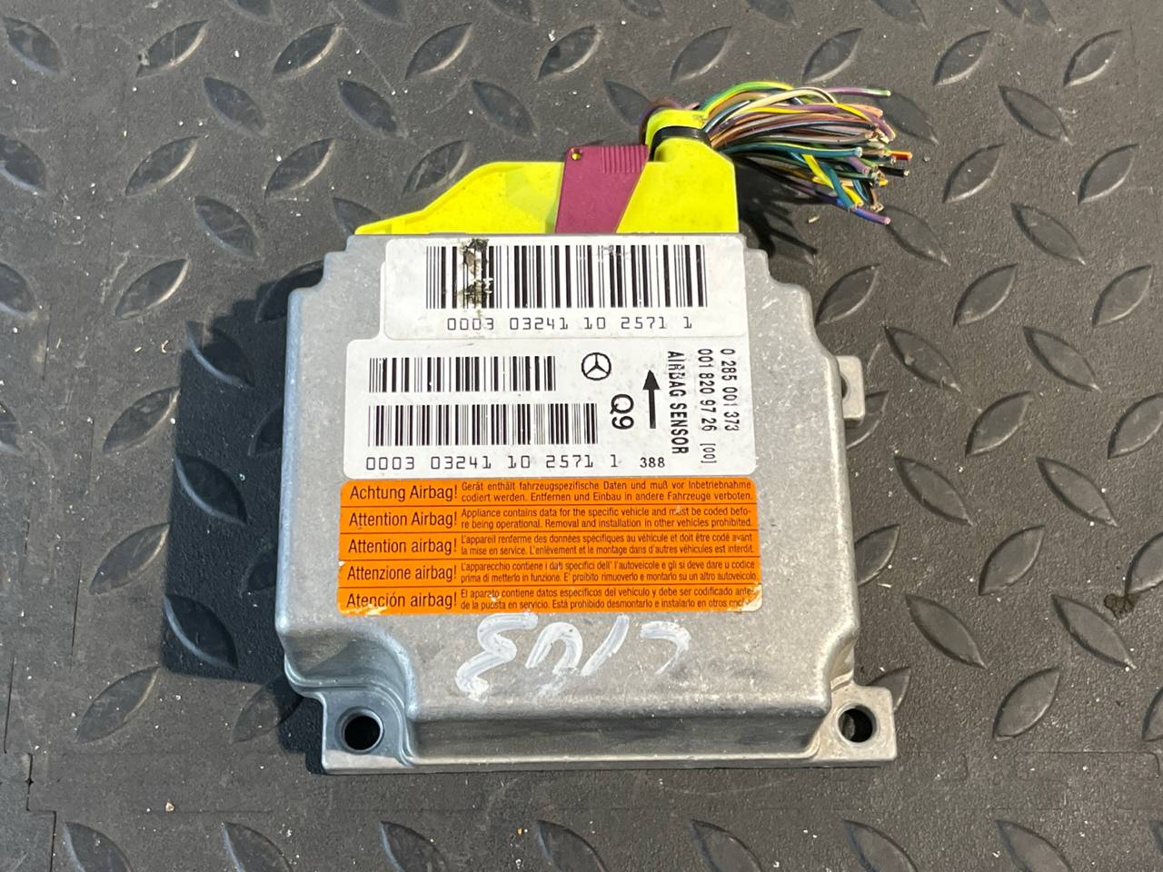 Блок управления AIR BAG Mercedes C/W203 2000-2008