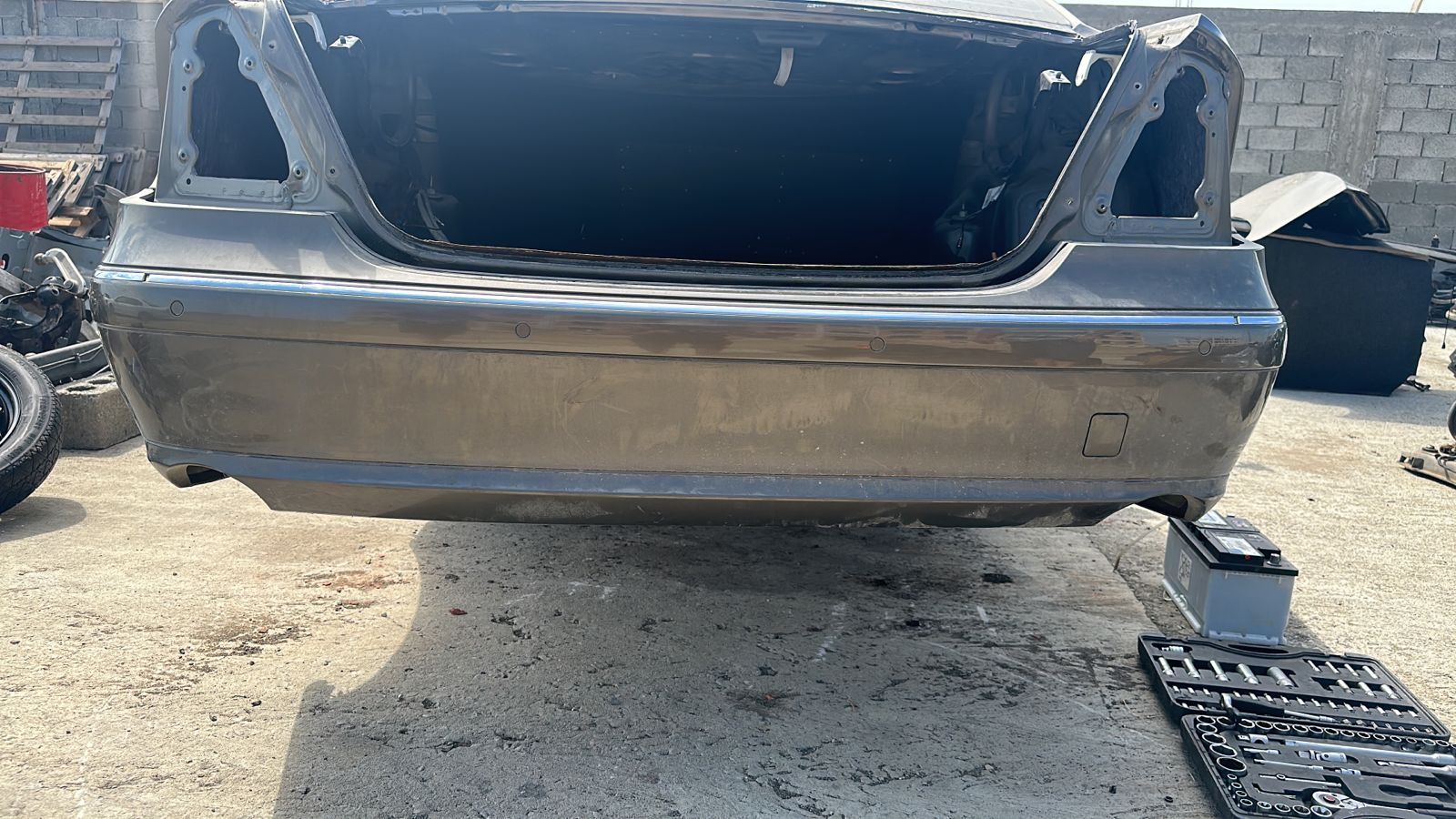 Бампер задний Mercedes E/W211 2002-2009