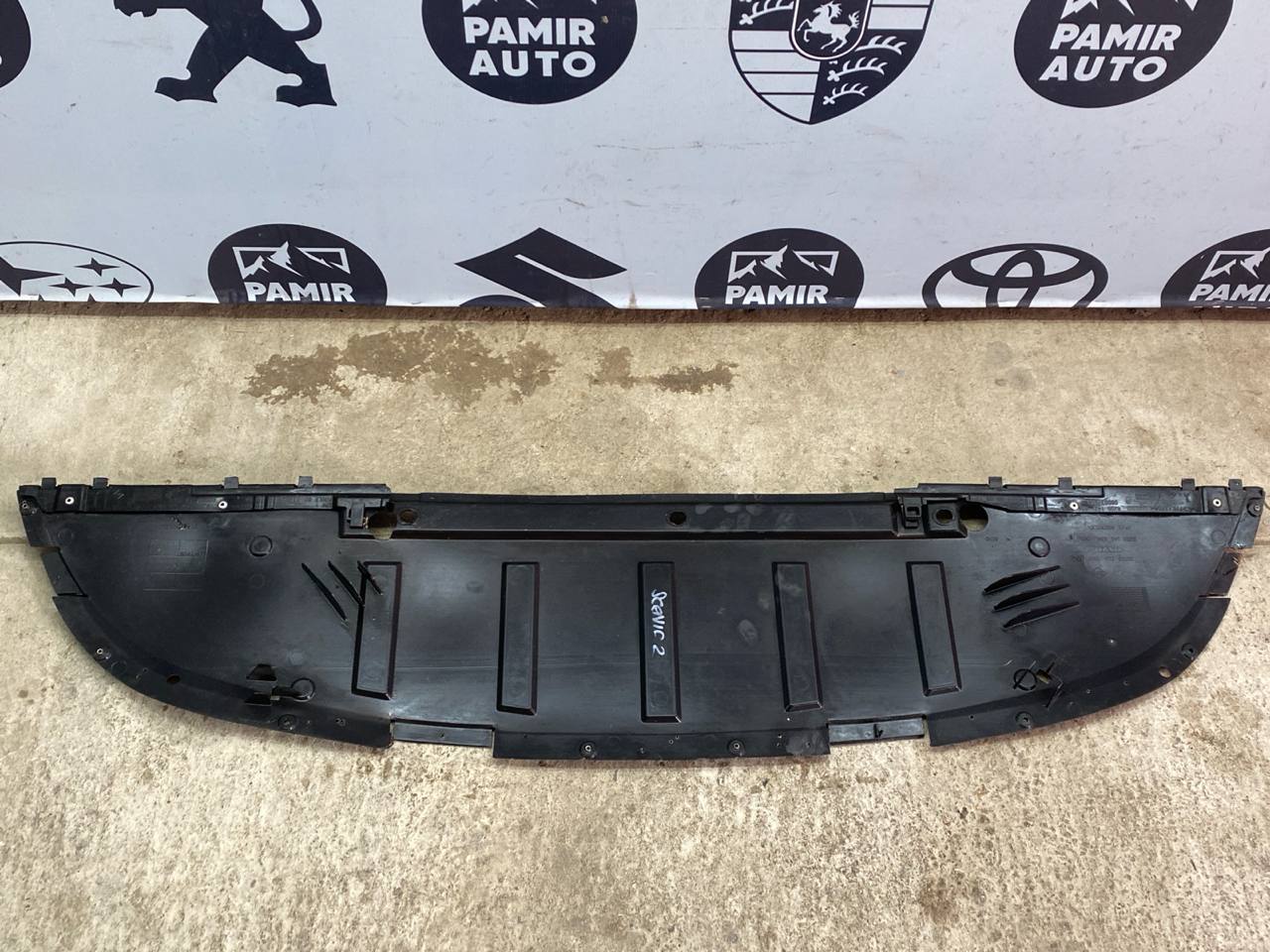 Защита бампера Renault Scenic/2 2003-2009