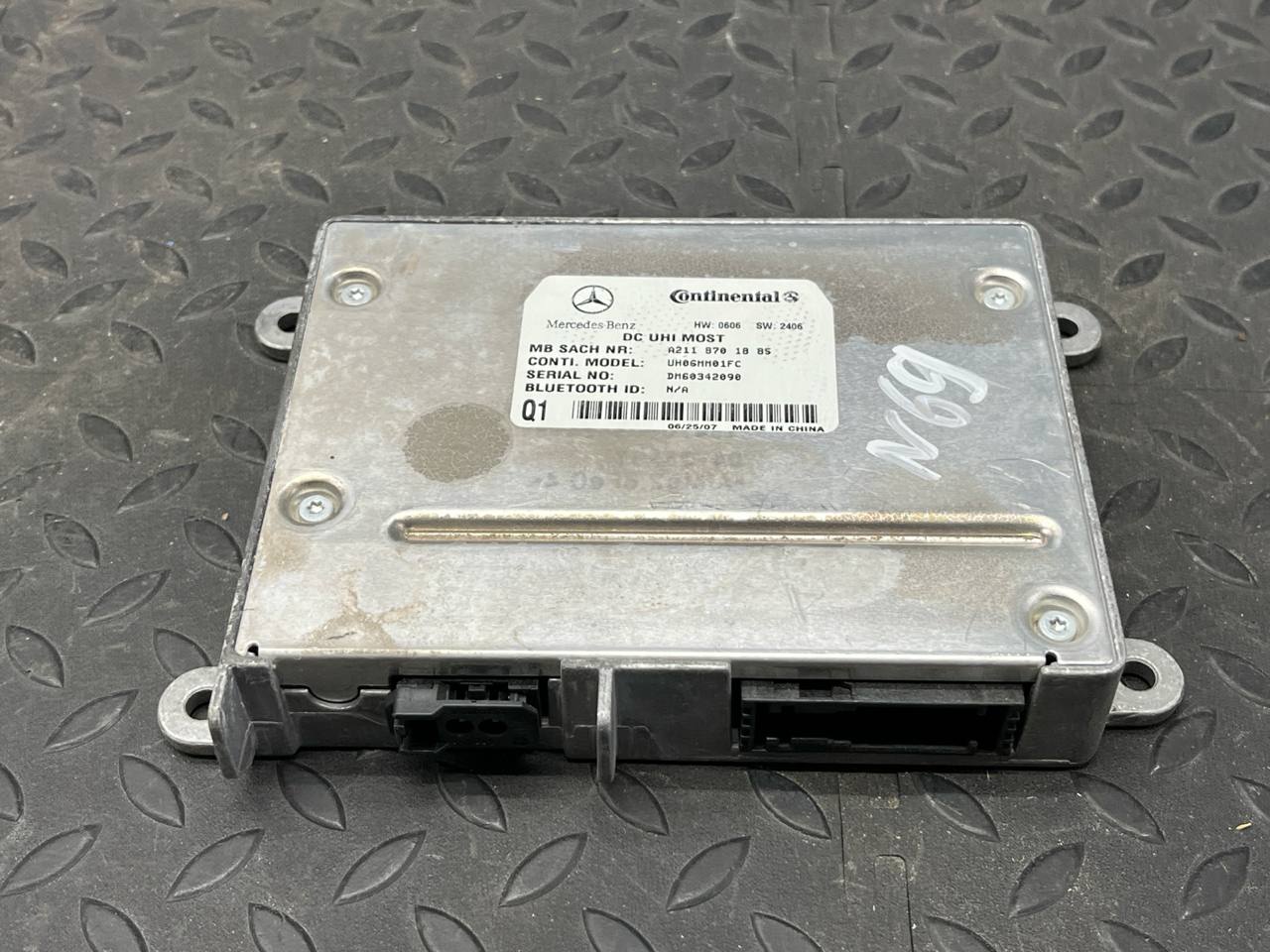 Блок управления телефоном Mercedes B/W245 2005-2011