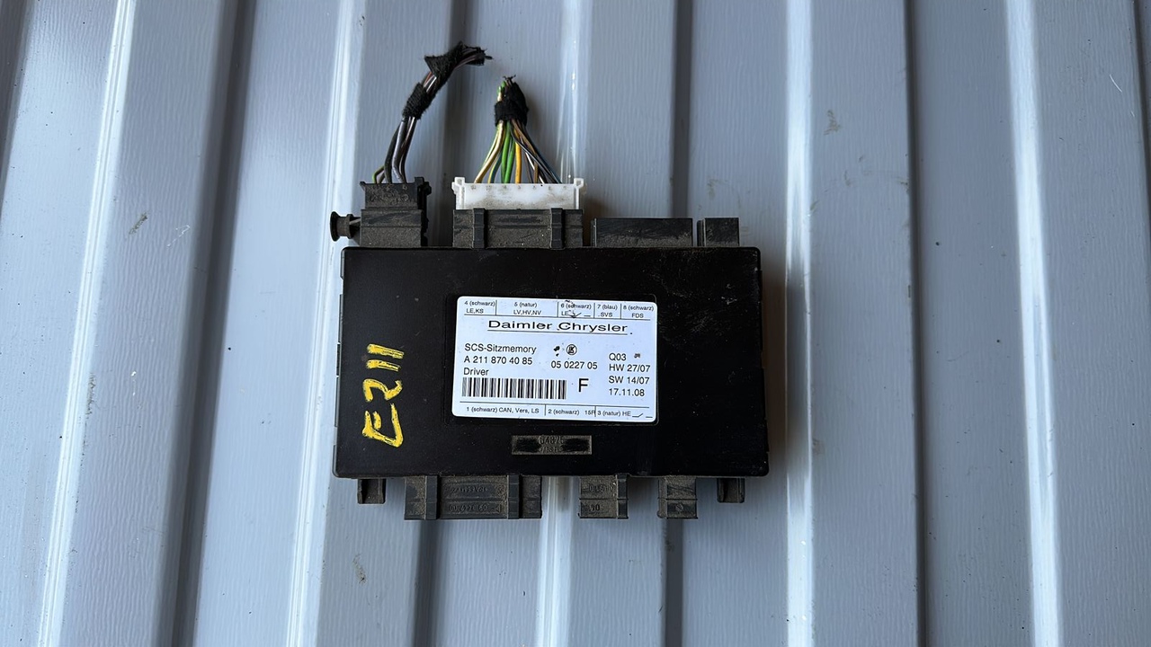 Блок управления сиденьем Mercedes E/W211 2002-2009