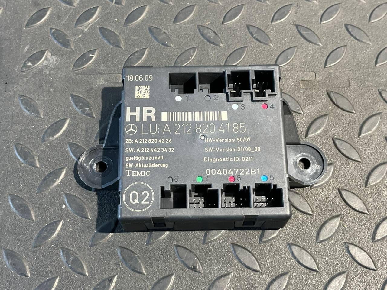 Блок комфорта двери задний правый Mercedes C/W204 2006-2015