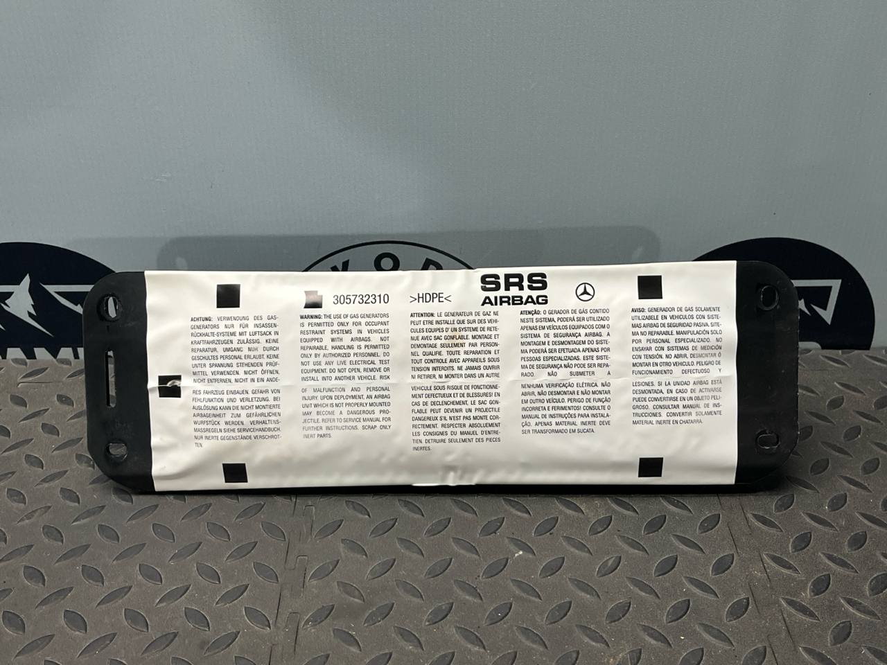 Подушка безопасности в торпедо Mercedes B/W245 2005-2011