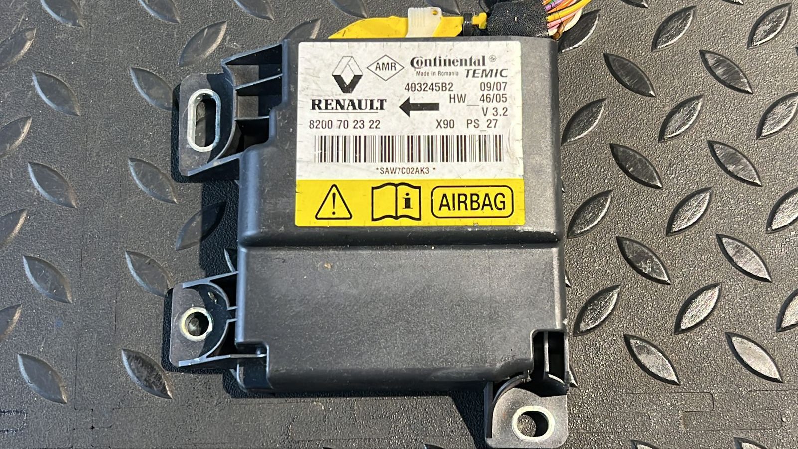 Блок управления AIR BAG Renault Logan 2004-2015