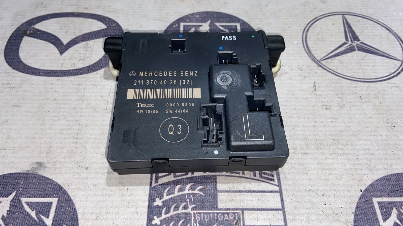 Блок комфорта двери задний левый Mercedes E/W211 2002-2009