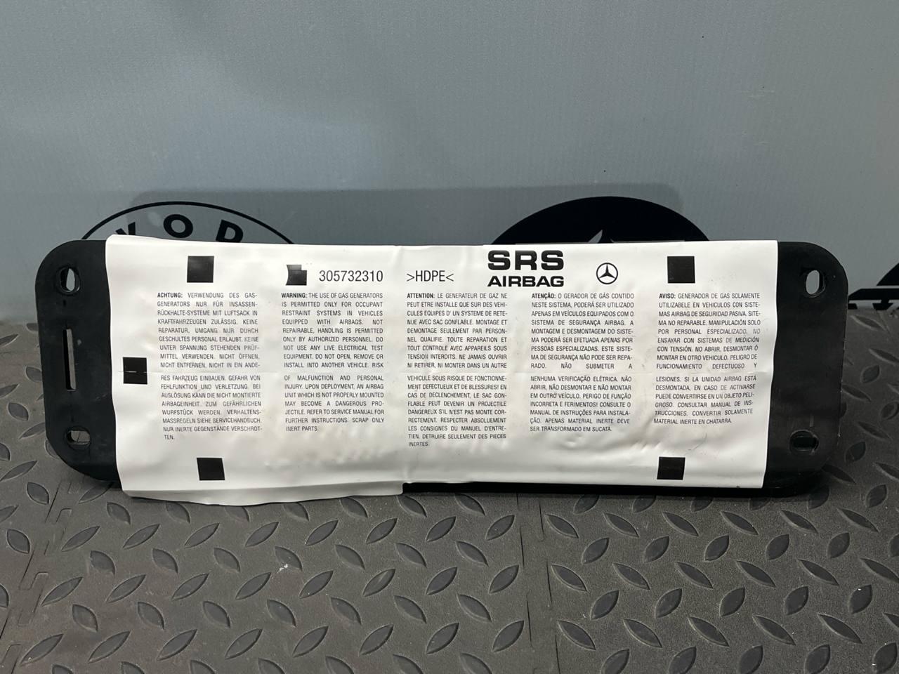 Подушка безопасности в торпедо Mercedes B/W245 2005-2011