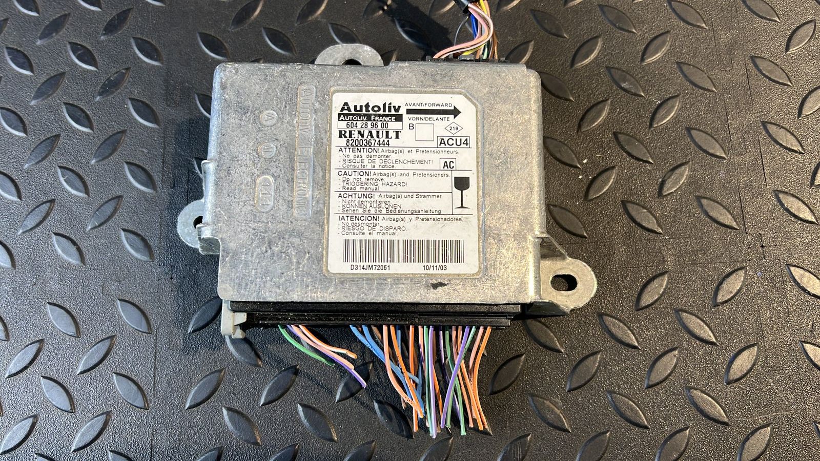 Блок управления AIR BAG Renault Megane/2 2002-2009