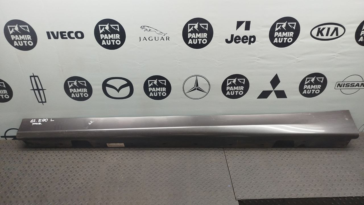 Накладка порога левая BMW 3/E90 2004-2013