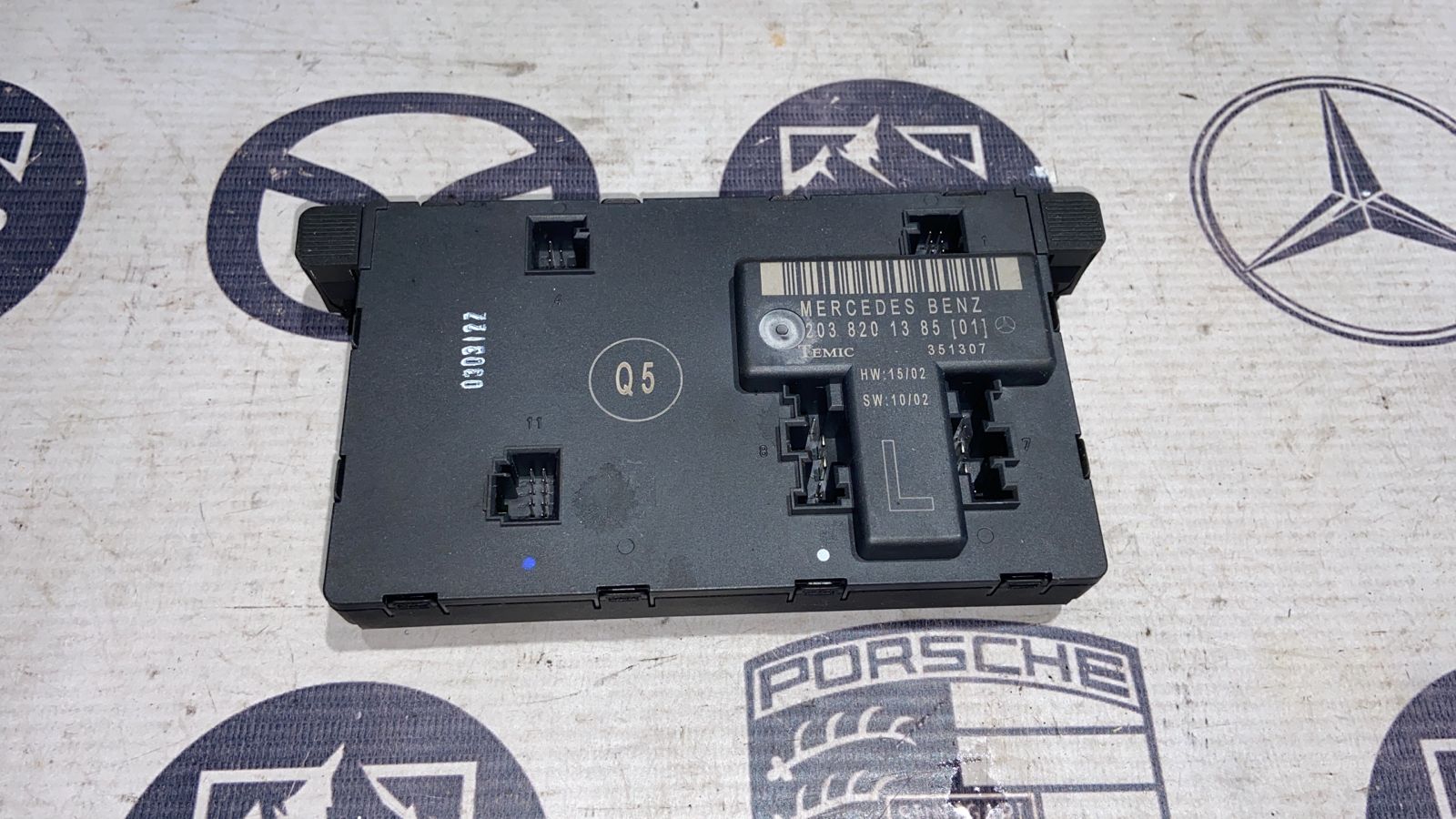 Блок комфорта двери передний левый Mercedes C/W203 2000-2008