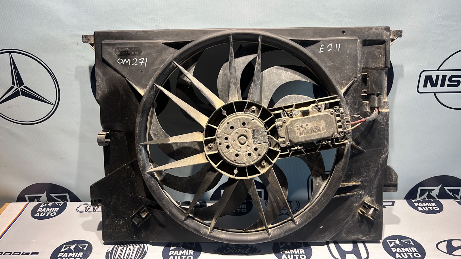 Вентилятор радиатора Mercedes E/W211 2002-2009