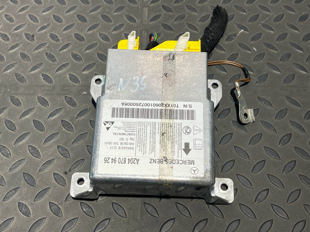 Блок управления AIR BAG Mercedes C/W204 2006-2015