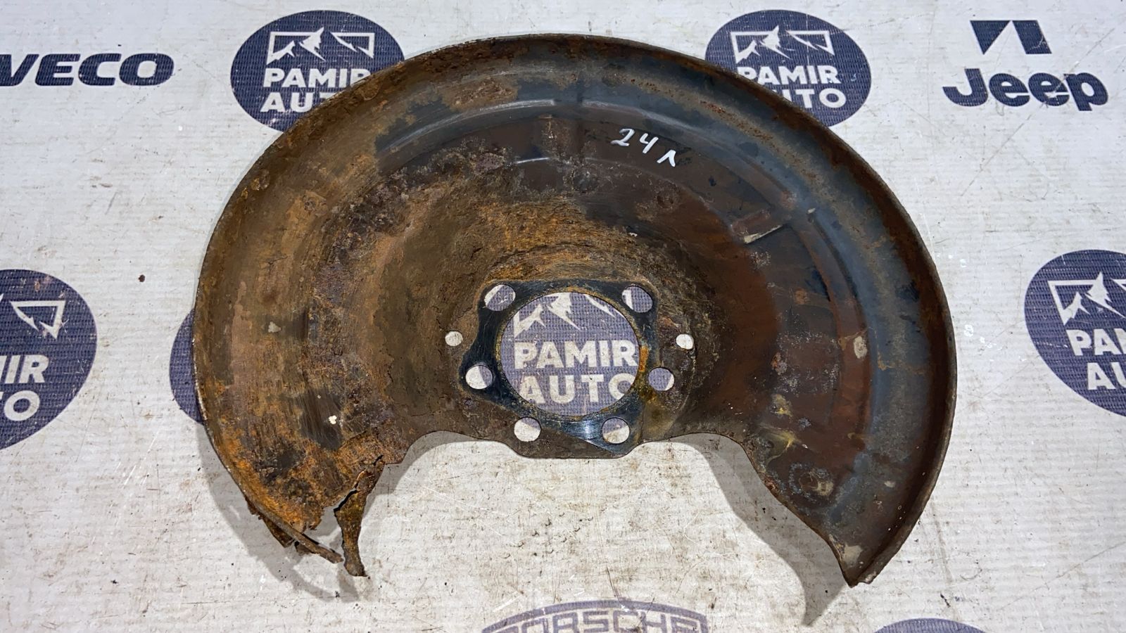 Щит тормозной (Пыльник) задний левый Opel Astra/H 2004-2014