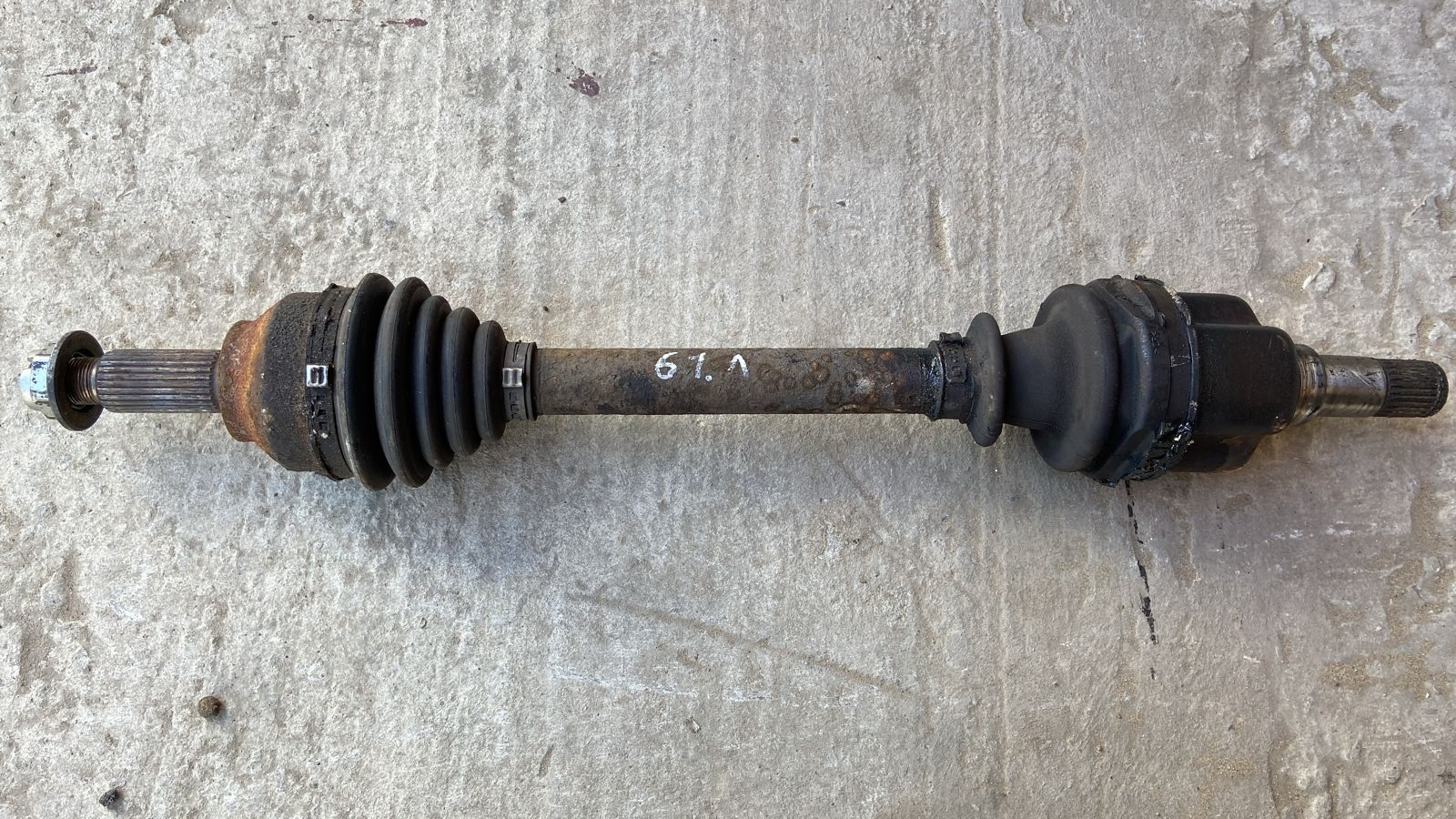 Полуось передняя левая Ford Mondeo/3 2000-2007