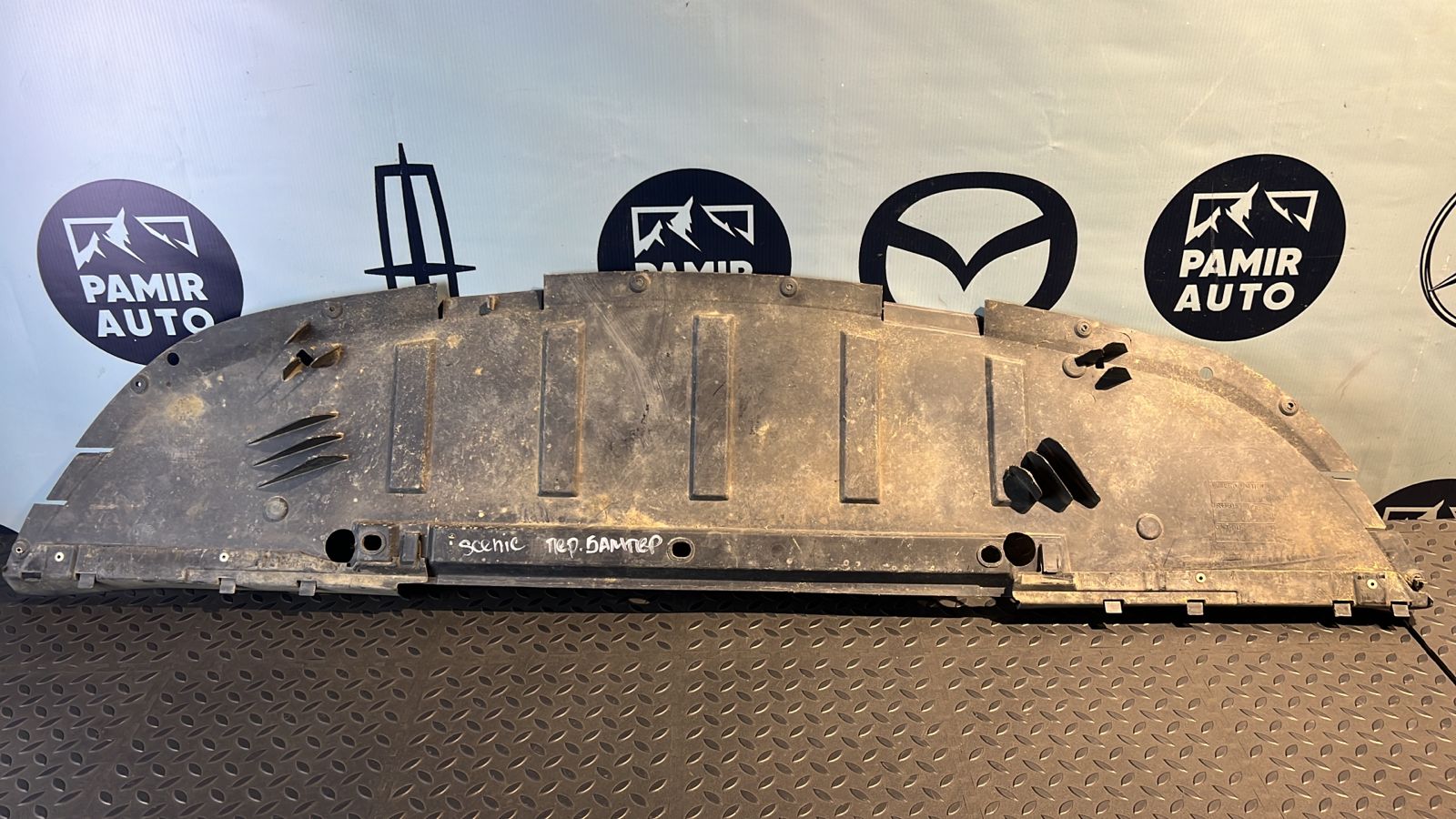 Защита бампера Renault Scenic/2 2003-2009