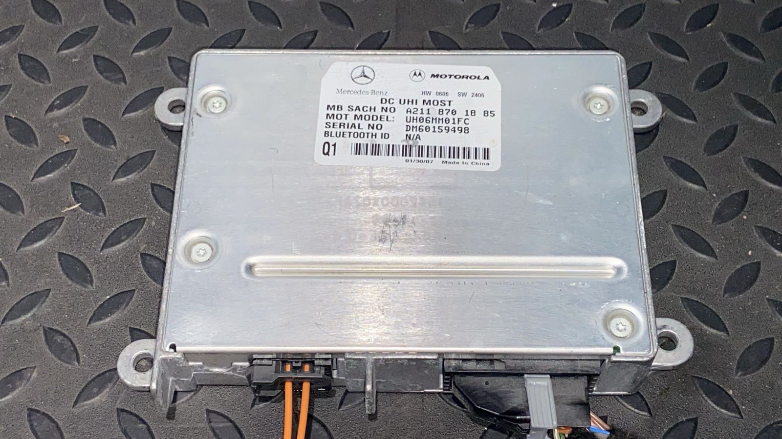 Блок управления телефоном Mercedes E/W211 2002-2009