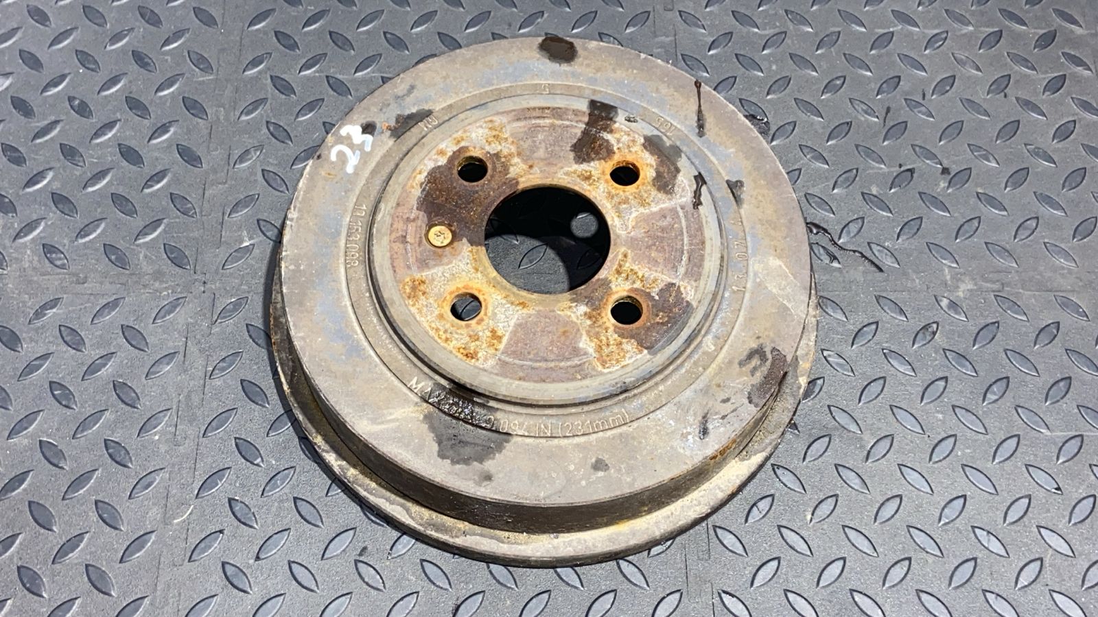 Барабан тормозной задний Opel Astra/H 2004-2014